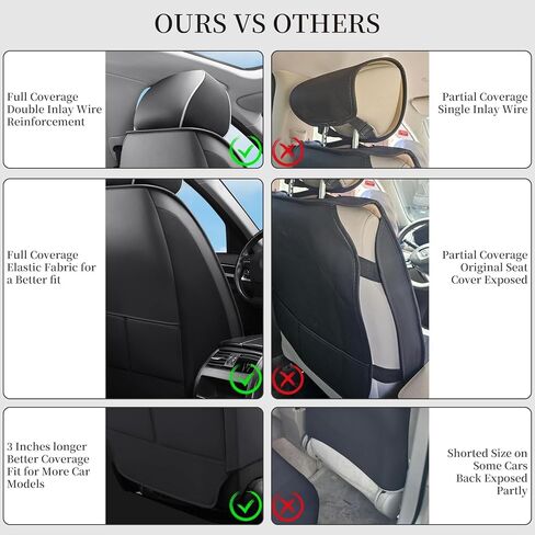 أغطية مقاعد السيارة مناسبة لنيسان ألتيما 2000-2025 تغطية كاملة من جلد نابا جيد التهوية ومضاد للانزلاق ومتين وسهل التنظيف وأغطية مقاعد متوافقة مع الوسادة الهوائية (مجموعة كاملة باللون البيج) in Kuwait