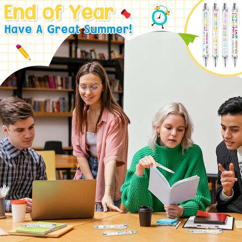 12PCS End of Year Pens Bulk End of Year Gifts for Students Graduation Party Favors Supplies End of Year Students Gift from Teacher for Classroom in Saudi Arabia