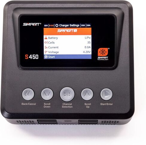 Spektrum S450 G2 AC/DC Smart Charger 4x50W Battery Charger, SPMXC3040 in Saudi Arabia