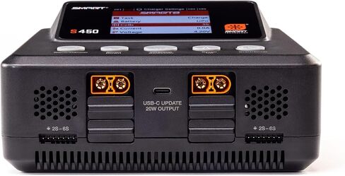 Spektrum S450 G2 AC/DC Smart Charger 4x50W Battery Charger, SPMXC3040 in Saudi Arabia