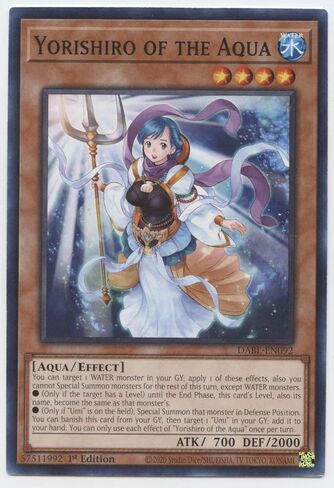 Yu-Gi-Oh! Yorishiro of The Aqua - DABL-EN092 - Common - 1st Edition in Kuwait