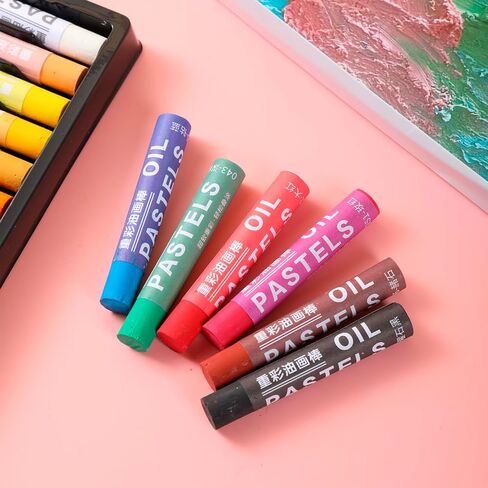 36 Colors Oil Pastels Set, Soft Oil Pastels for Art Painting, Drawing, Blending, Art Supplies for Artists, Beginners, Enthusiasts of Painting in Saudi Arabia