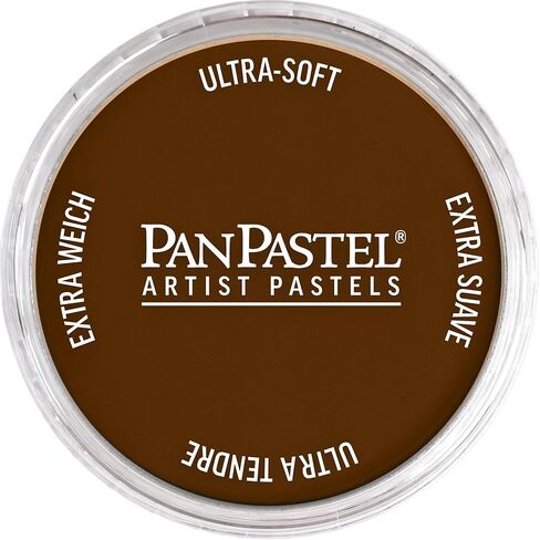 PanPastel Artist Pastels by GOLDEN, Burnt Umber, 2.44" / 62mm Pan Diameter, Professional Artist Pastels, Unique Pan Format (cake-like) in Kuwait