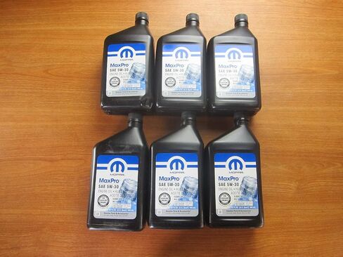 موبار كرايسلر دودج جيب رام ستة كوارت من SAE 5W-30 Maxpro زيت المحرك الجديد OEM in Kuwait