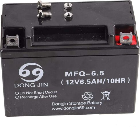 12V 6.5Ah Battery for 50cc 49cc 60cc 110cc 125cc Motorcycle, Moped Scooter, Go Kart, ATV, Quad Dirt Pit Bike - Taotao Kazuma Compatible, SLA/AGM Spill-Proof, 50 CCA in Saudi Arabia