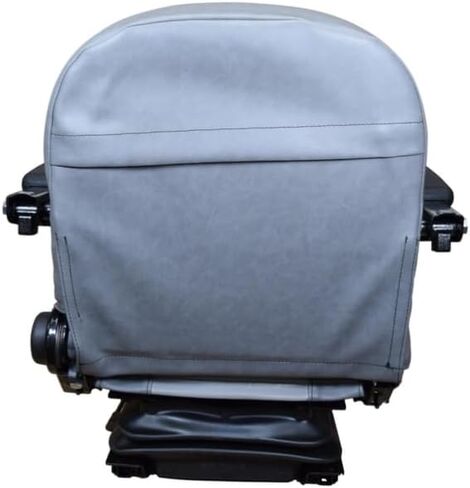 Zero Turn Mower Replacement Seat with Suspension & Armrests; Compatible with Gravely Pro Master Series: 252M, 260H, 260M, 266H, 272H, 320, 3084; Gray OEM Style; SU-201111DGLG-GV3 in Kuwait