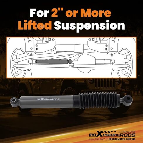 طقم تحويل مثبت التوجيه من maxpeedingrods لسيارة جيب رانجلر JK JKU 2007-2018 مع رفع 2 بوصة أو أكثر in Kuwait