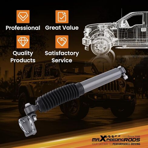 طقم تحويل مثبت التوجيه من maxpeedingrods لسيارة جيب رانجلر JK JKU 2007-2018 مع رفع 2 بوصة أو أكثر in Kuwait