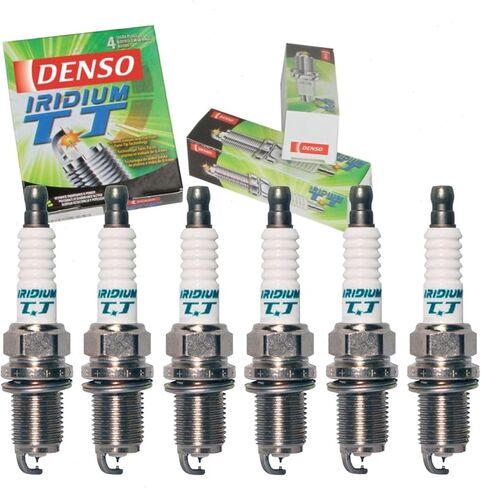 6 قطعة شمعات الإشعال دينسو إيريديوم TT متوافقة مع تويوتا سيينا 3.0L 3.3L V6 1998-2006 in Kuwait