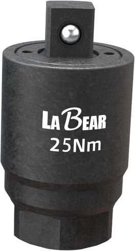 LABEAR - 40Nm Torque Limited Wrench, Manganese Phosphate For Oil filter & Spark Plug,3/8" Drive 40Nm Engine Oil Filter Cap Wrench Torque Limited Adapter in Saudi Arabia