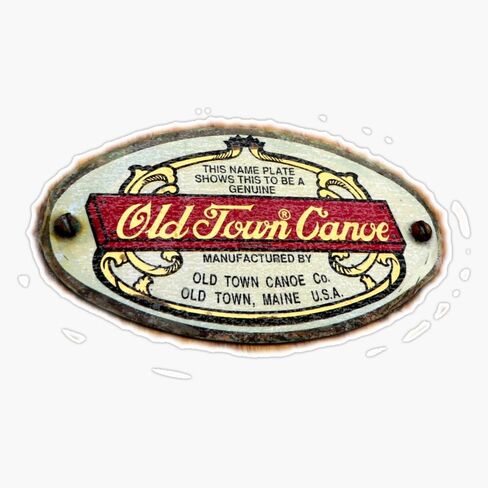 Old Town Canoe Vinyl Sticker Waterproof Decal Laptop Wall Window Bumper Sticker 5" in Saudi Arabia