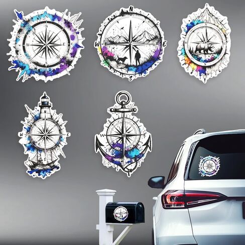 5Pcs Lotus Car Stickers Lotus Yoga Vinyl Car Decals Summer Flower Plastic Vehicle Decoration Decal for Auto Window and Body Cling in Kuwait
