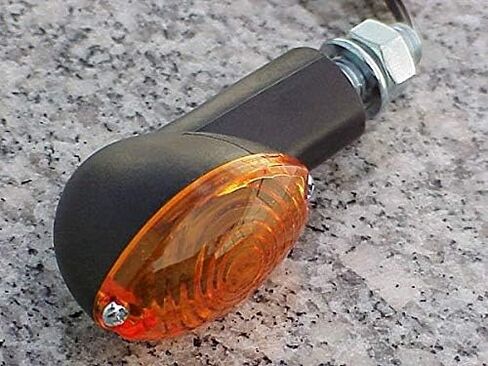 i5 Black/Amber Cat-Eye Turn Signals compatible with Honda Kawasaki Suzuki Yamaha Harley in Saudi Arabia