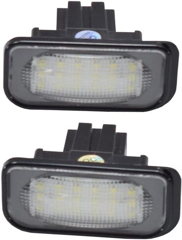 Car Canbus LED License Number Plate Light Assembly Replacement Compatible with Mercedes Benz C-class W203 R230 W209 C209 A209 SL in Kuwait