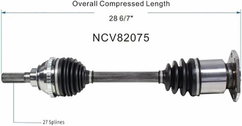 Front Passenger Side CV Axle Assembly, Right Drive Shaft Set of 1 for Hummer H1 1995 1996 1997 1998 6.5L V8 DIESEL, for Hummer H1 1996 1997 1998 1999 2000 2001 6.5L V8 DIESEL Turbocharged in Saudi Arabia