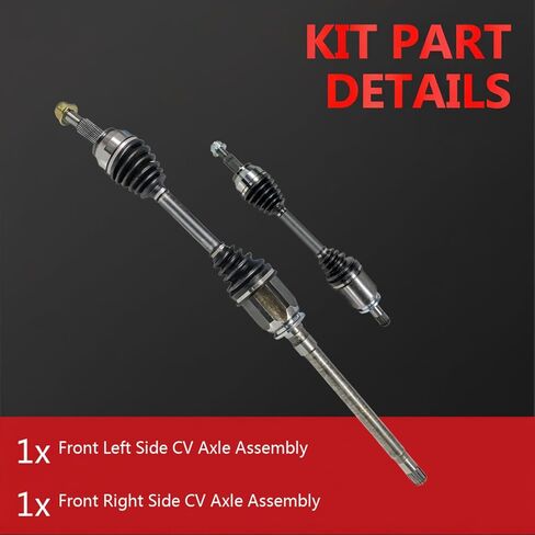 CV Axle Shaft Assembly Set Front Compatible with Land Rover Discovery 2017-2021/Range Rover 2013-2021/Range Rover Sport 2014-2022 Front Driver Passenger Side CV Axles Joint in Saudi Arabia