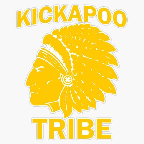Magnet Kickapoo Tribe Magnet Vinyl Decal Sticker 5" in Kuwait