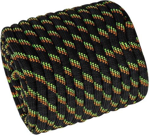 Double Braided Arborist Rope - 1/2 Inch x 100 Feet Polyester Rope - High Strength Climbing Rope for Tree Work, Halyard, Sailing(ArmyGreen) in Saudi Arabia