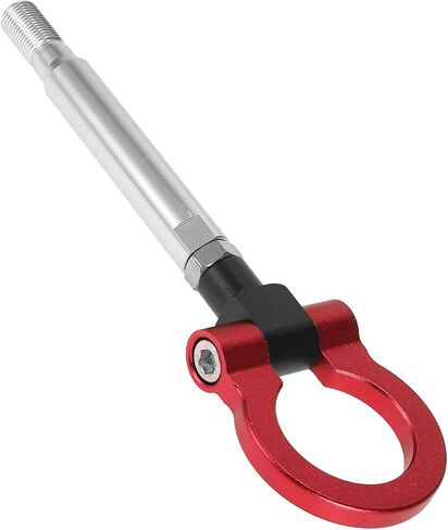 Red Aluminum Alloy Front Bumper Trailer Ring Eye Towing Tow Hook Screw for Subaru Impreza WRX BRZ Durable Material in Saudi Arabia