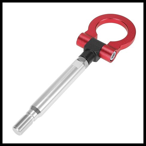 Red Aluminum Alloy Front Bumper Trailer Ring Eye Towing Tow Hook Screw for Subaru Impreza WRX BRZ Durable Material in Saudi Arabia