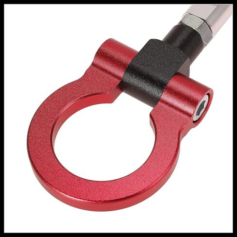 Red Aluminum Alloy Front Bumper Trailer Ring Eye Towing Tow Hook Screw for Subaru Impreza WRX BRZ Durable Material in Saudi Arabia