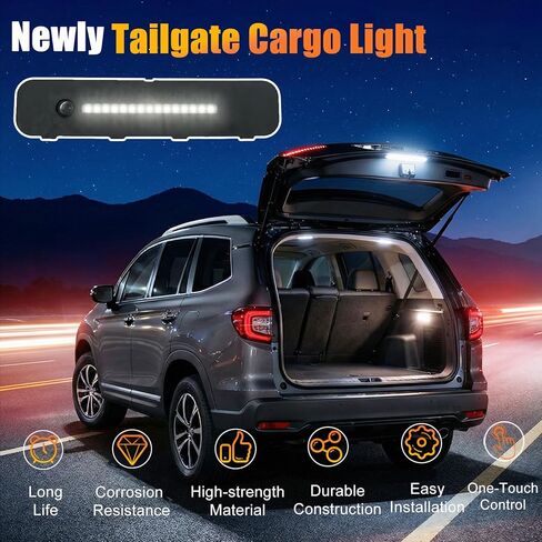 LED Tailgate Cargo Light Compatible with 2026 Honda Passport, 100 Lux Bright Interior Dome Light Assembly, Rear Cargo Area Replacement #08V30-3BM-100 in Saudi Arabia
