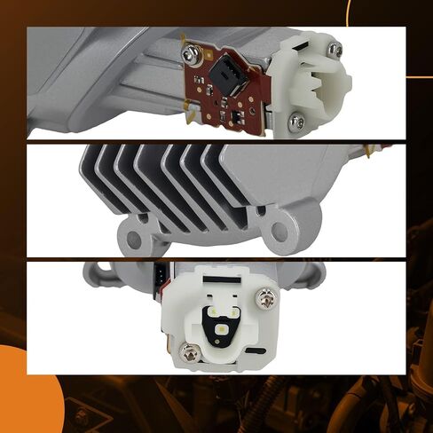 maxpeedingrods 2 قطعة وحدة التحكم في المصابيح الأمامية LED لموديلات BMW 5 Series (2014-2016)، 18592200، 63117343876، 7343876 in Kuwait
