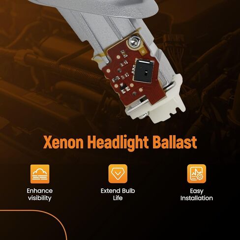 maxpeedingrods 2 قطعة وحدة التحكم في المصابيح الأمامية LED لموديلات BMW 5 Series (2014-2016)، 18592200، 63117343876، 7343876 in Kuwait
