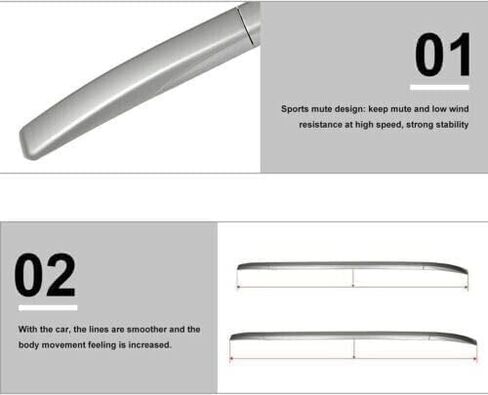 Roof Rail Aluminum Compatible with Mitsubishi Outlander 2022-2026 for Car Roof Rack Cargo Carrier, Silver in Kuwait