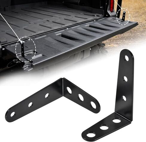 SAUTVS Tailgate Extender Leveling Mount Rear Gate Lock Bracket for Honda Pioneer 700 2014-2026, Pioneer 1000 2016-2026, MUV 700 2009-2013, Replace 81508-HL1-A00, 2PCS in Kuwait