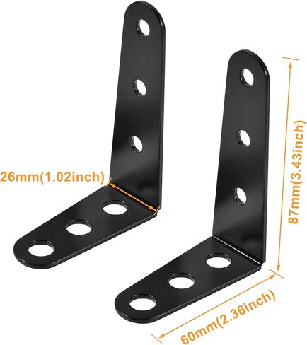 SAUTVS Tailgate Extender Leveling Mount Rear Gate Lock Bracket for Honda Pioneer 700 2014-2026, Pioneer 1000 2016-2026, MUV 700 2009-2013, Replace 81508-HL1-A00, 2PCS in Kuwait