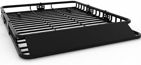64 in x 39 in x 6 in Universal Roof Rack Basket, 200 LBS Black Electrophoretic Steel, Heavy Duty Rooftop Cargo Carrier for Kayak, Luggage, SUVs, Trucks in Saudi Arabia