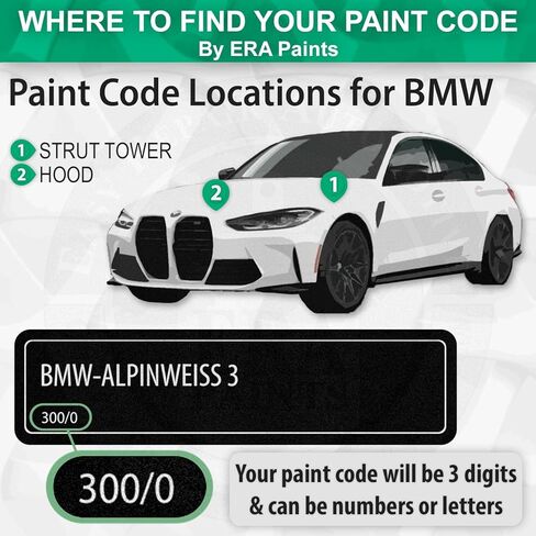 دهانات ERA 453/512/B38 - أزرق داكن معدني لسيارة BMW Exact Match Auto Touch Up Spray Paint - 2K Premium Kit in Kuwait