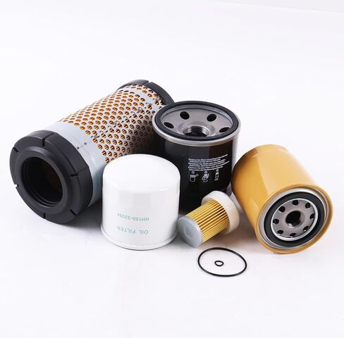 طقم فلتر الصيانة HH150-32094 6A320-59930 HHK70-14070 HHK32-16770 1G319-11210 متوافق مع مركبة Kubota RTV-X1140 RTV-X1100C RTV-X1120D in Kuwait