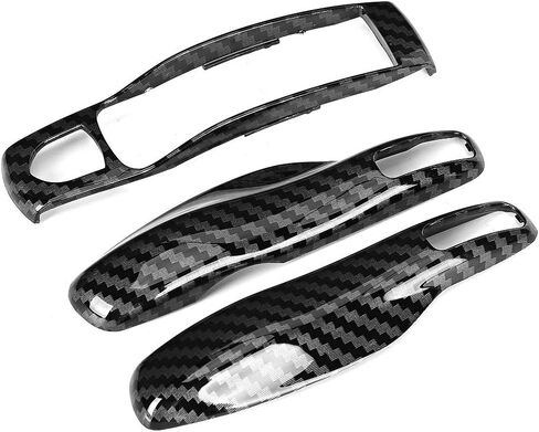 for Porsche Key Fob Cover Remote Key Cover 3pcs/Set Carbon Fiber Style Car Trim Cover Fit for Porsche Panamera Cayman//Boxster in Saudi Arabia