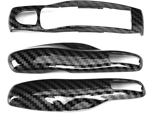 for Porsche Key Fob Cover Remote Key Cover 3pcs/Set Carbon Fiber Style Car Trim Cover Fit for Porsche Panamera Cayman//Boxster in Saudi Arabia