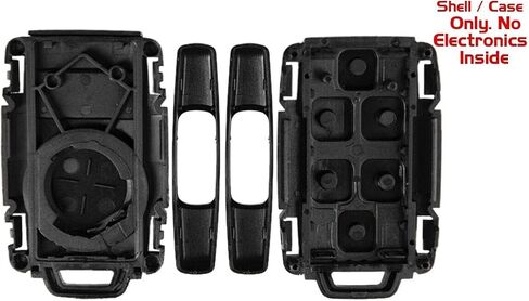 1x New Replacement Remote Key Fob Shell / CASE Compatible with & Fit for Select GM Vehicles (No Electronics or Chip Inside) in Kuwait