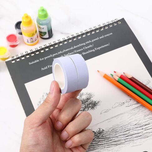 4 Rolls Light Purple Washi Tapes, 32 Ft x 0.6 Inches Decorative Masking Tape, Self-Adhesive Duct Craft Tapes No Residue for Packaging Decor Journals Scrapbooks Planners DIY Gift in Saudi Arabia