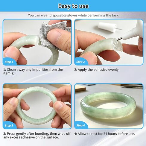 Jewelry Glue, Glue for Jewelry Making and Repair (2oz/60ml). Suitable for bonding gems, Pearls, Earrings, Rings, Bracelets, Rhinestones and Metals, Jewelry Glue for Metal and Stone. in Saudi Arabia