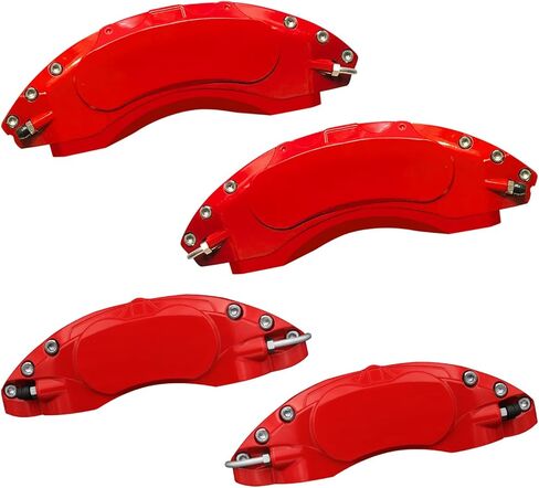 AOOA Caliper Covers Yellow with Black Characters Aluminum Brake Caliper Covers Fit for Nissan Maxima 2009-2023 （front and rear） in Saudi Arabia