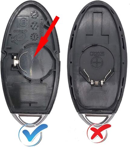 Horande 4 Buttons Replacement Key Fob Cover fit for Nissan Altima Maxima Murano Infiniti EX35 FX35 FX37 FX50 G25 G35 G37 Q40 Q60 QX70 370Z Keyless Entry Key Fob Case Shell in Kuwait