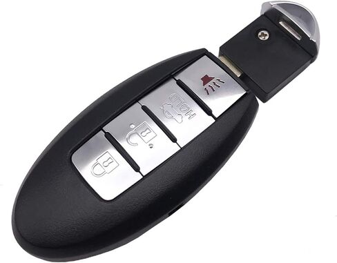 Horande 4 Buttons Replacement Key Fob Cover fit for Nissan Altima Maxima Murano Infiniti EX35 FX35 FX37 FX50 G25 G35 G37 Q40 Q60 QX70 370Z Keyless Entry Key Fob Case Shell in Kuwait