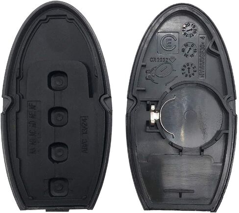 Horande 4 Buttons Replacement Key Fob Cover fit for Nissan Altima Maxima Murano Infiniti EX35 FX35 FX37 FX50 G25 G35 G37 Q40 Q60 QX70 370Z Keyless Entry Key Fob Case Shell in Kuwait