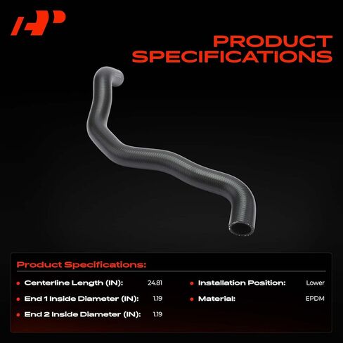 A-Premium Lower Radiator Coolant Hose Compatible with Honda Accord 2013 2014 2015 2016 2017 3.5L in Kuwait