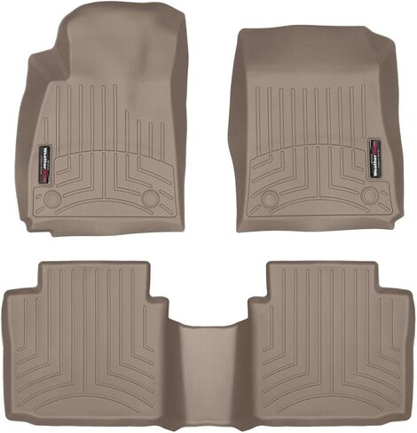 WeatherTech Custom Fit FloorLiners for Chevrolet Impala - 1st & 2nd Row (44534-1-2), Black in Kuwait