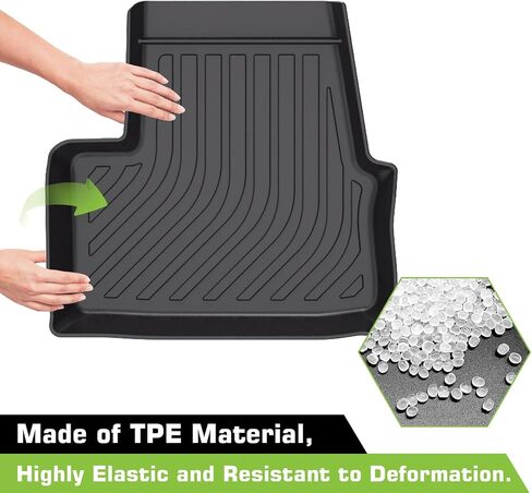 Floor Mats for Chevrolet/Chevy Volt 2016-2019, Heavy Duty TPE Waterproof Non-Slip All Weather Protection Custom in Kuwait