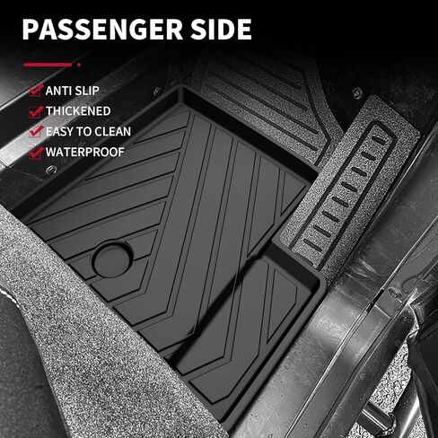 Floor Mats Compatible with Polaris General 1000 2016-2026 Slush Liners - All Weather Floor Liners Bed Mat Cargo Liner for General 1000 General XP 1000 Accessories in Saudi Arabia