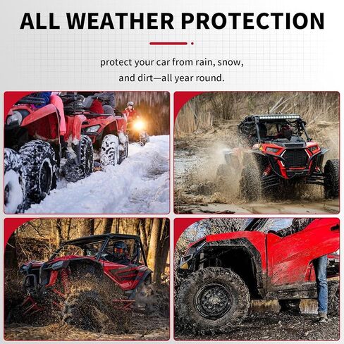 Floor Mats Compatible with Polaris General 1000 2016-2026 Slush Liners - All Weather Floor Liners Bed Mat Cargo Liner for General 1000 General XP 1000 Accessories in Saudi Arabia