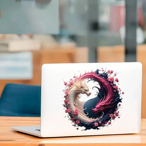 Dream Dragon PVC Vinyl Car Decals Stickers Waterproof Self-Adhesive Decals for Cars, Laptops, Trucks, Motorcycles Wall Window Luggage Scratch Cover Door Decor Sticker in Saudi Arabia