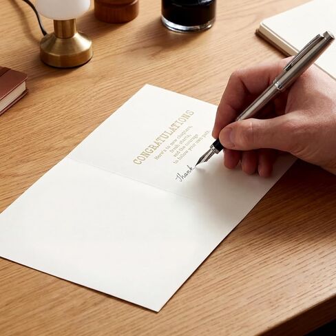 Colarr 2026 Graduation Card Gifts for High School College Graduations Card for Him Her Black Gold, 6 x 8'' Congrats Grad Cards with Envelope Gold Foil Cover Motivational Congrats Gift in Kuwait